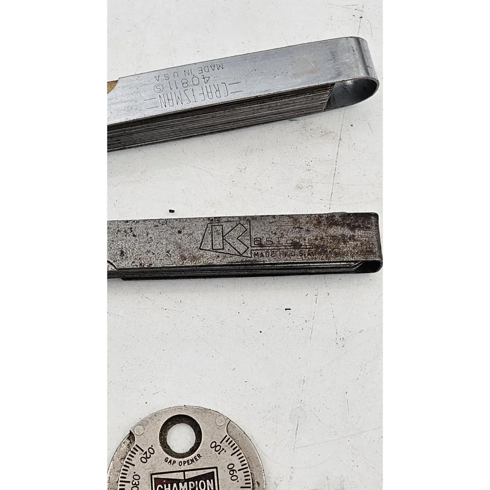 Craftsman 36 Blade + Kaster Gap Tool Retro + CHAMPION SPARK PLUG TAPER GAP...
